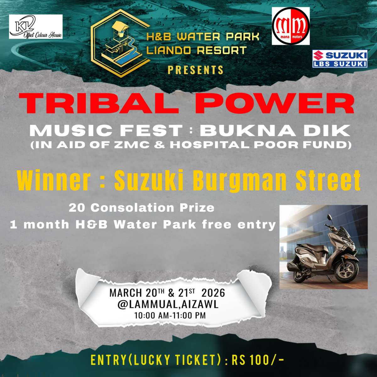 H&B Water Park presents Tribal Power Music Fest (Bukna dik)